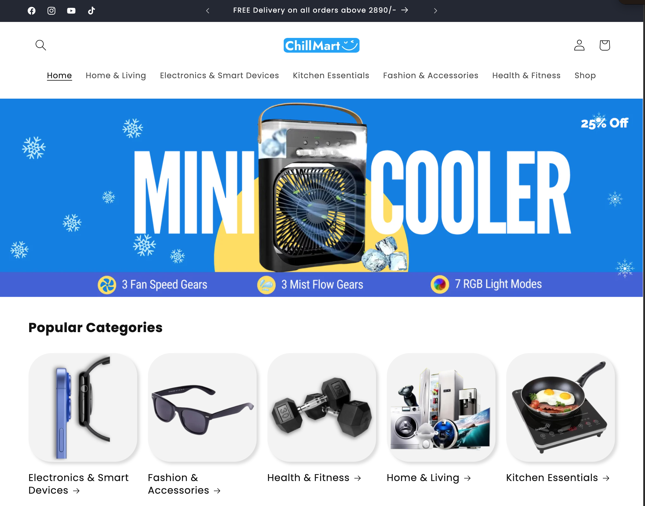 Brand-New Shopify Store for Sale – Chillmart.pk (Ready-to-Run Pakistani E-commerce Business)